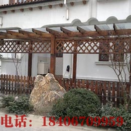 防腐木葡萄架设计
