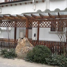 防腐木凉亭的建造注意事项